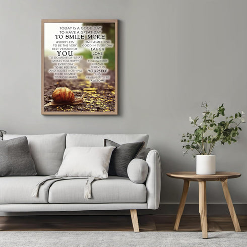 Posterizer 1 pcs-Today Is a Good Day To Have a Great Day-Motivational & Inspirational Art-Art for Animal Lovers- Gift for Men Women Entrepreneur T...